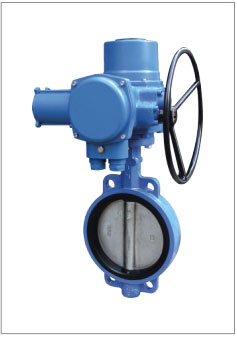 电动对夹式蝶阀