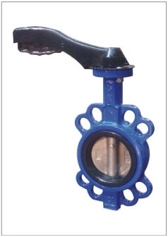 手动对夹式蝶阀