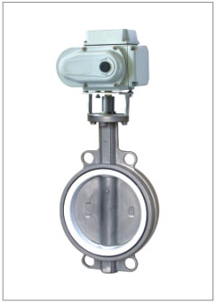 电动不锈钢法四氟兰蝶阀